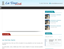 Tablet Screenshot of latoursurorb.fr